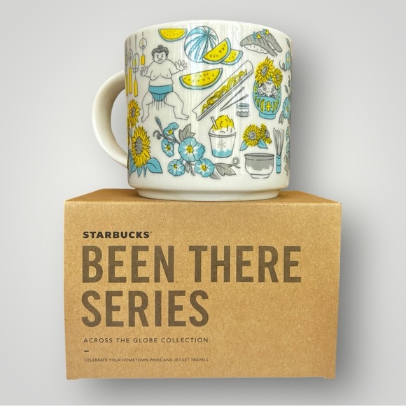 Japan Summer Yellow Travel Starbucks Been There Mug 14oz Collectible Souvenirs - Picture 5 of 16